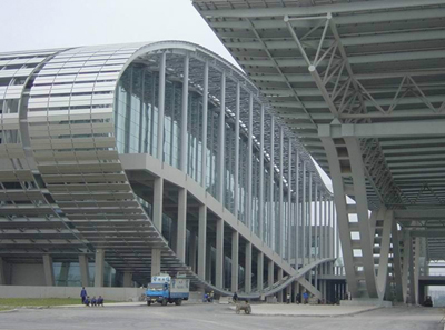 Steel structure exhibition hall