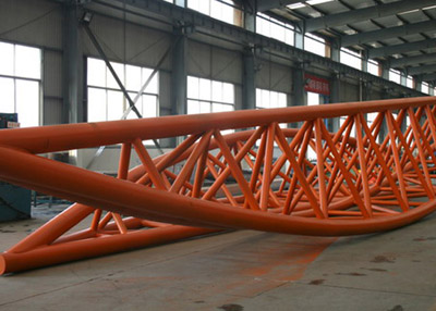 Steel pipe truss structure 